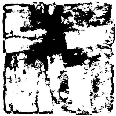 Siyah beyaz desenli sıkıntılı bir arkaplan.