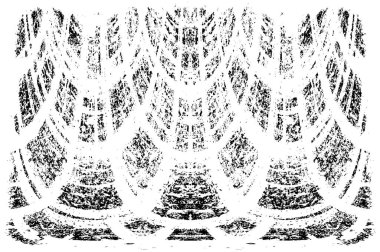 Grunge dikey olarak simetrik siyah beyaz doku. Tek renkli yıpranmış kaplama deseni. 