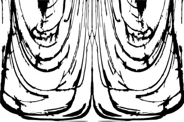 Siyah beyaz desenli sıkıntılı bir arkaplan.