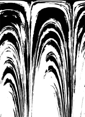 Siyah beyaz desenli sıkıntılı bir arkaplan.