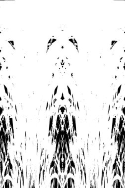 Siyah beyaz desenli sıkıntılı bir arkaplan.