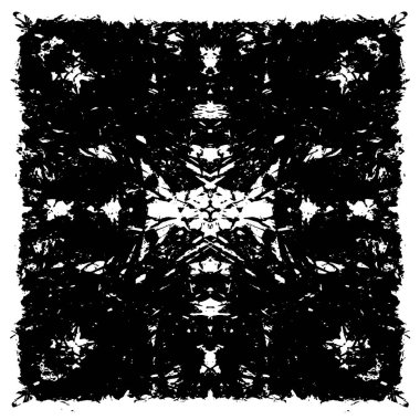 Siyah beyaz desenli sıkıntılı bir arkaplan.