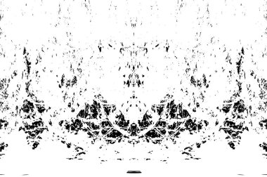 Siyah beyaz desenli sıkıntılı bir arkaplan.