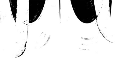 Siyah beyaz desenli sıkıntılı bir arkaplan.