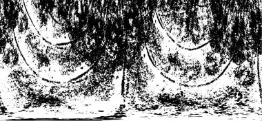 Siyah beyaz desenli sıkıntılı bir arkaplan.