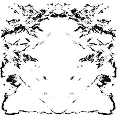 Siyah beyaz desenli sıkıntılı bir arkaplan.