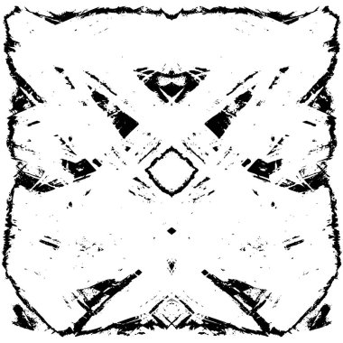 Siyah beyaz desenli sıkıntılı bir arkaplan.