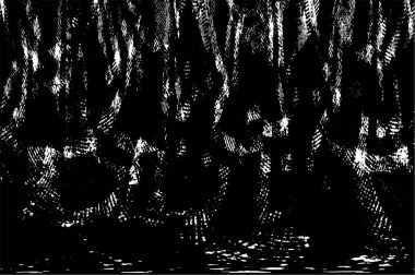 Siyah beyaz desenli sıkıntılı bir arkaplan.