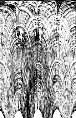 Siyah beyaz desenli sıkıntılı bir arkaplan.