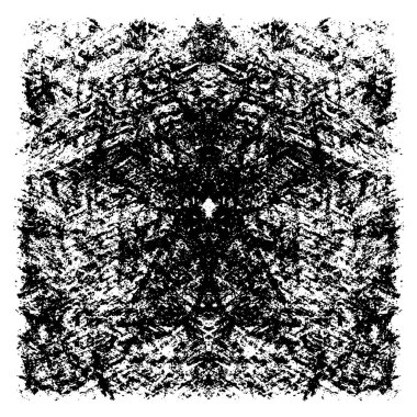 Siyah beyaz desenli sıkıntılı bir arkaplan.