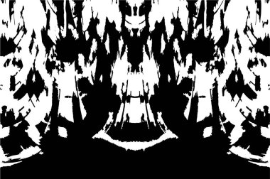 Siyah beyaz desenli sıkıntılı bir arkaplan.