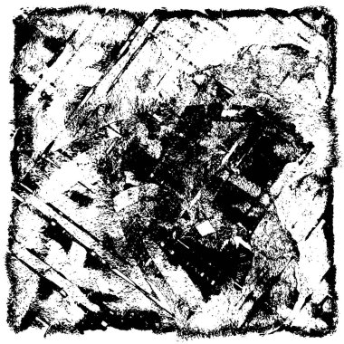 Siyah beyaz desenli sıkıntılı bir arkaplan.