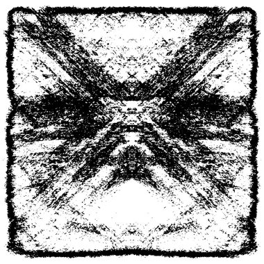 tek renkli grunge geometrik desen