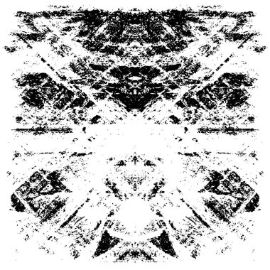 Grunge siyah beyaz desen. Monokrom parçacıkları soyut doku. Koyu tasarım arka plan yüzeyi.
