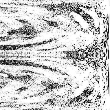 Grunge siyah beyaz desen. Monokrom parçacıkları soyut doku. Koyu tasarım arka plan yüzeyi.