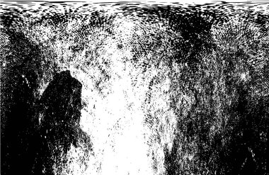 Grunge siyah beyaz desen. Monokrom parçacıkları soyut doku. Koyu tasarım arka plan yüzeyi.