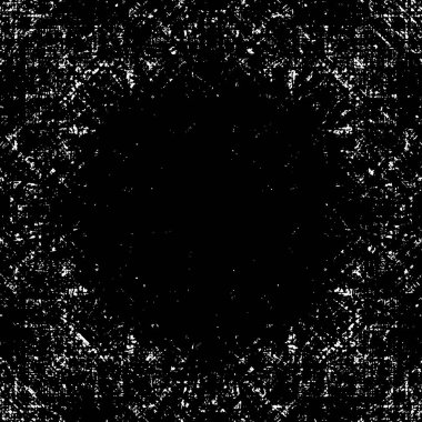 Grunge siyah beyaz desen. Monokrom parçacıkları soyut doku. Koyu tasarım arka plan yüzeyi.