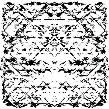 Grunge siyah beyaz desen. Monokrom parçacıkları soyut doku. Koyu tasarım arka plan yüzeyi.