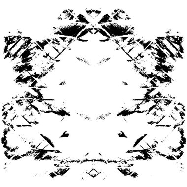 Grunge siyah beyaz desen. Monokrom parçacıkları soyut doku. Koyu tasarım arka plan yüzeyi.