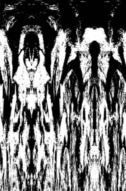 Grunge siyah beyaz desen. Monokrom parçacıkları soyut doku. Koyu tasarım arka plan yüzeyi.