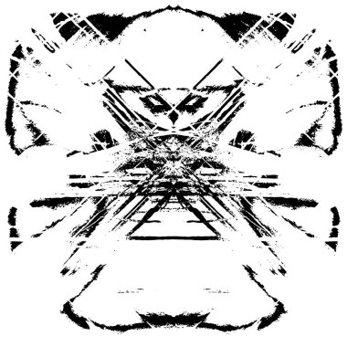 Grunge siyah beyaz desen. Monokrom parçacıkları soyut doku. Koyu tasarım arka plan yüzeyi.