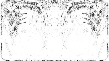 Grunge siyah beyaz desen. Monokrom parçacıkları soyut doku. Koyu tasarım arka plan yüzeyi.