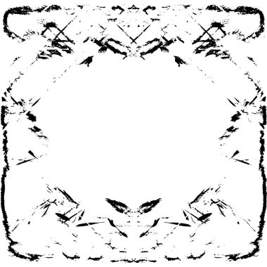 Grunge siyah beyaz desen. Monokrom parçacıkları soyut doku. Koyu tasarım arka plan yüzeyi.