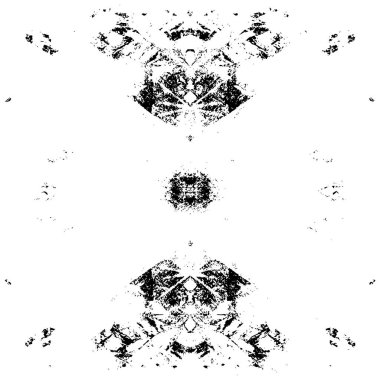 Grunge siyah beyaz desen. Monokrom parçacıkları soyut doku. Koyu tasarım arka plan yüzeyi.