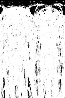 Grunge siyah beyaz desen. Monokrom parçacıkları soyut doku. Koyu tasarım arka plan yüzeyi.