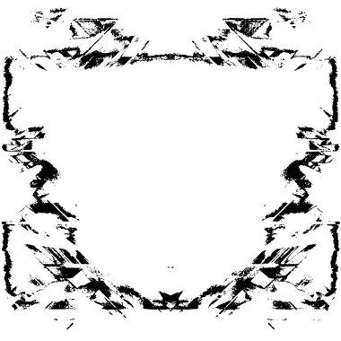 Grunge siyah beyaz desen. Monokrom parçacıkları soyut doku. Koyu tasarım arka plan yüzeyi.