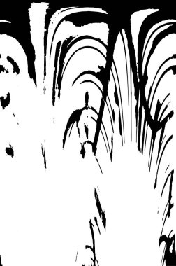 Grunge siyah beyaz desen. Monokrom parçacıkları soyut doku. Koyu tasarım arka plan yüzeyi.