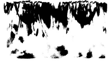 Grunge siyah beyaz desen. Monokrom parçacıkları soyut doku. Koyu tasarım arka plan yüzeyi.