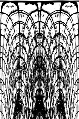 Grunge siyah beyaz desen. Monokrom parçacıkları soyut doku. Koyu tasarım arka plan yüzeyi.