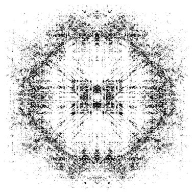 Grunge siyah beyaz desen. Monokrom parçacıkları soyut doku. Koyu tasarım arka plan yüzeyi.