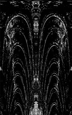 Grunge siyah beyaz desen. Monokrom parçacıkları soyut doku. Koyu tasarım arka plan yüzeyi.