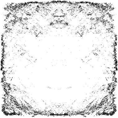 Grunge siyah beyaz desen. Monokrom parçacıkları soyut doku. Koyu tasarım arka plan yüzeyi.