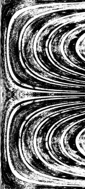 Grunge siyah beyaz desen. Monokrom parçacıkları soyut doku. Koyu tasarım arka plan yüzeyi.