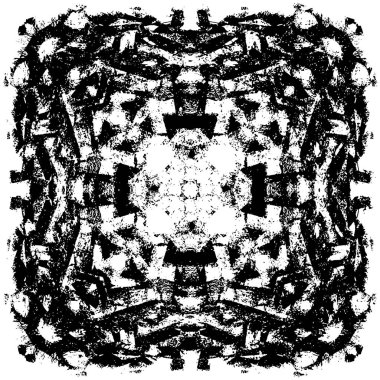 Grunge siyah beyaz desen. Monokrom parçacıkları soyut doku. Koyu tasarım arka plan yüzeyi.