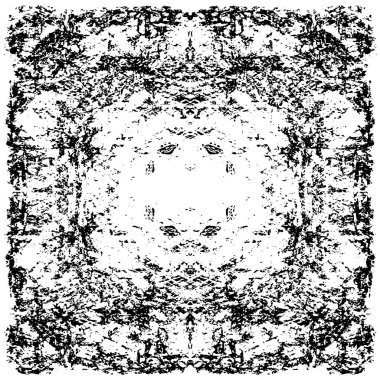 Grunge siyah beyaz desen. Monokrom parçacıkları soyut doku. Koyu tasarım arka plan yüzeyi.