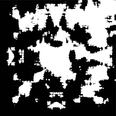 Grunge siyah beyaz desen. Monokrom parçacıkları soyut doku. Koyu tasarım arka plan yüzeyi.