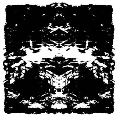 Grunge siyah beyaz desen. Monokrom parçacıkları soyut doku. Koyu tasarım arka plan yüzeyi.