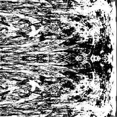 Grunge siyah beyaz desen. Monokrom parçacıkları soyut doku. Koyu tasarım arka plan yüzeyi.