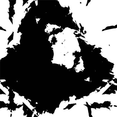 Grunge siyah beyaz desen. Monokrom parçacıkları soyut doku. Koyu tasarım arka plan yüzeyi.