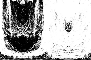 Grunge siyah beyaz desen. Monokrom parçacıkları soyut doku. Koyu tasarım arka plan yüzeyi.