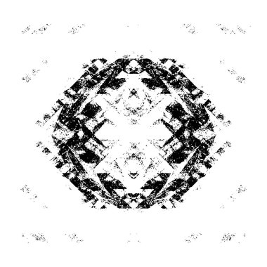 Grunge siyah beyaz desen. Monokrom parçacıkları soyut doku. Koyu tasarım arka plan yüzeyi.