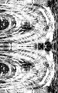 Grunge siyah beyaz desen. Monokrom parçacıkları soyut doku. Koyu tasarım arka plan yüzeyi.