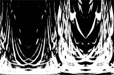 Grunge siyah beyaz desen. Monokrom parçacıkları soyut doku. Koyu tasarım arka plan yüzeyi.