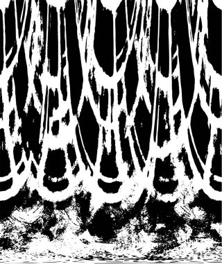 Grunge siyah beyaz desen. Monokrom parçacıkları soyut doku. Koyu tasarım arka plan yüzeyi.