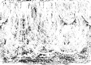 Grunge siyah beyaz desen. Monokrom parçacıkları soyut doku. Koyu tasarım arka plan yüzeyi.