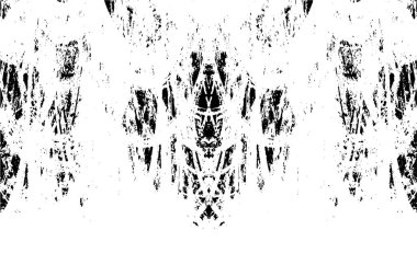 Grunge siyah beyaz desen. Monokrom parçacıkları soyut doku. Koyu tasarım arka plan yüzeyi.